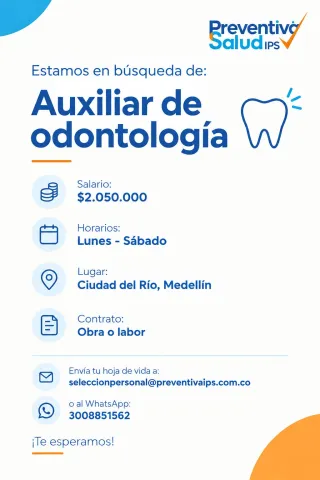 Aux. de Odontología - Preventiva Salud