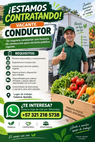 Conductor - Fruver Calarcá