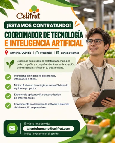 Coord. de Tecnología e IA - Celifrut