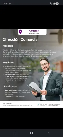 Dirección Comercial - Gerencia Selecta