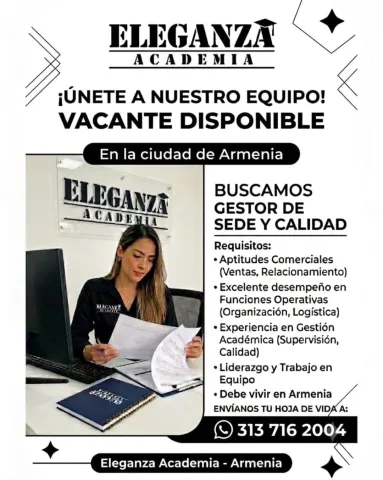 Gestor de Sede y Calidad - Eleganza Academia