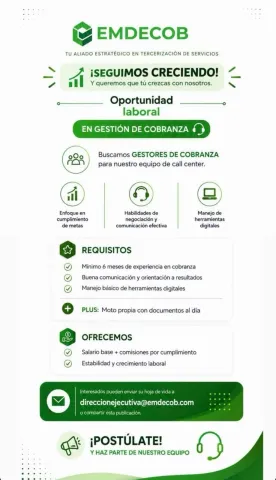 Gestores de Cobranza - Emdecob