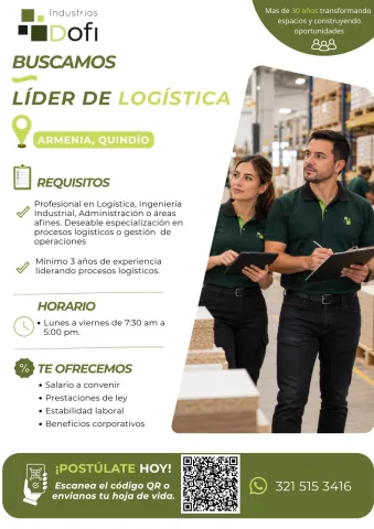 Líder de Logística - Industrias Dofi