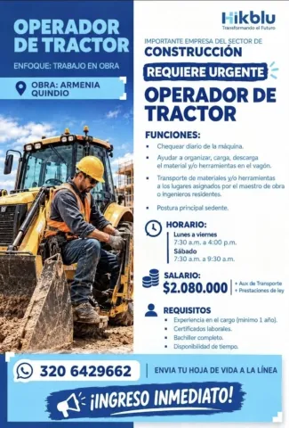 Op. de Tractor - Hikblu