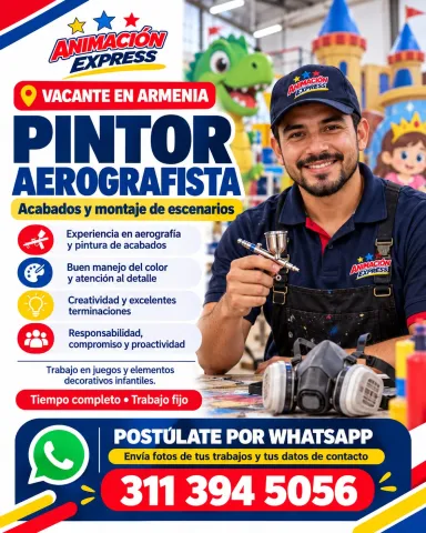 Pintor Aerografista - Animación Express
