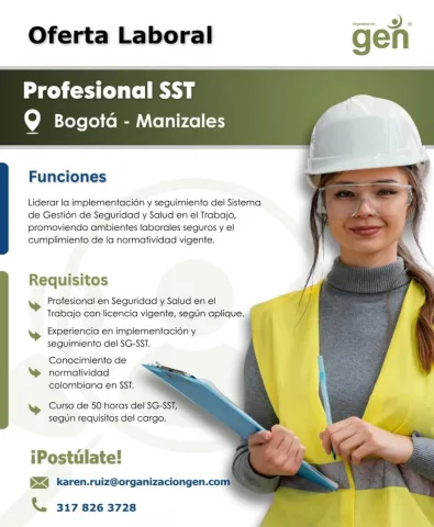 Profesional SST - Organización GEN