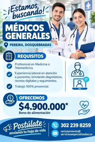 Médicos generales - Servicios Especializados